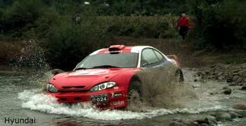 The current Hyundai Coupe in action in China