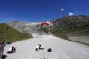 Nissan 370Z races a man in a wing suit. Image by Nissan.