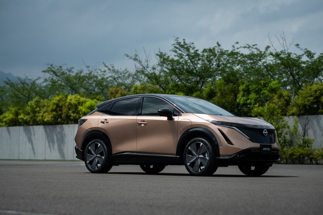 Nissan's new all-electric Ariya. Image by Nissan.