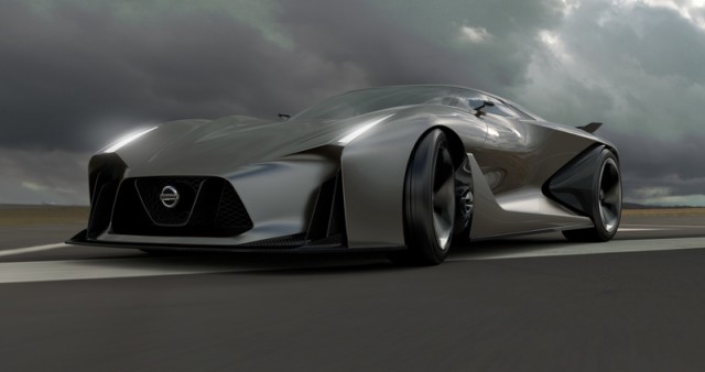 Dramatic new Nissan concept. Image by Nissan.