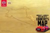 India map drawn by Nissan GT-R. Image by Nissan.