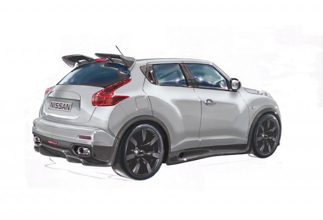 Nissan Juke-R is official. Image by Nissan.