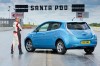 Nissan to attempt reversing speed record in LEAF. Image by Nissan.