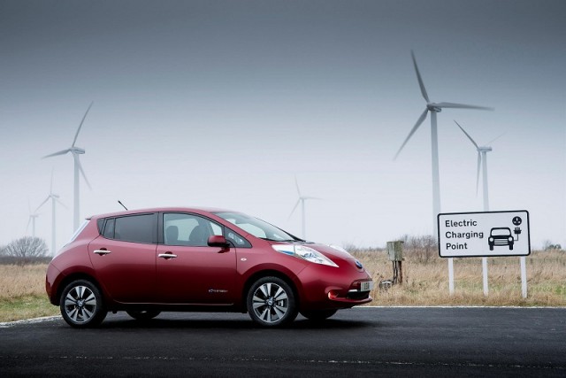 Are electric cars really green? Image by Nissan.