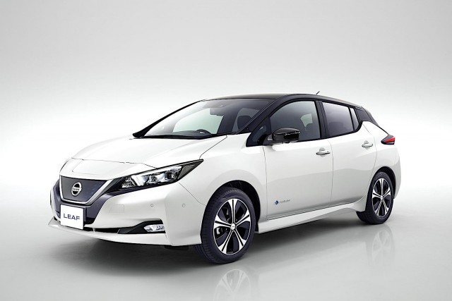 Nissan debuts longer-range, sharper-looking Leaf. Image by Nissan.