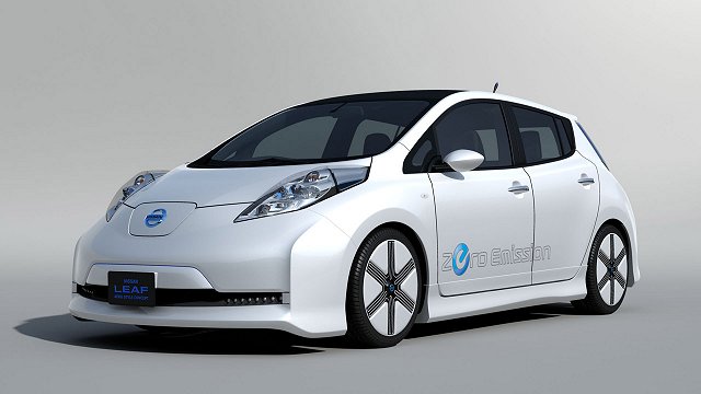 Nissan LEAF Aero set for Tokyo. Image by Nissan.