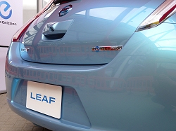 2010 Nissan Leaf pre-production drive. Image by Mark Nichol.