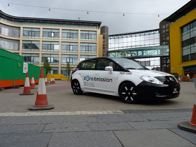 Feature Drive: Pre-production Nissan Leaf in Newcastle. Image by Mark Nichol.