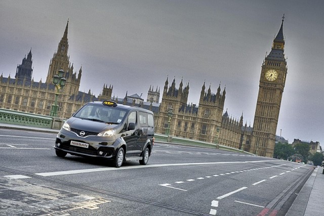 Nissan's 'Black Cab' unveiled. Image by Nissan.