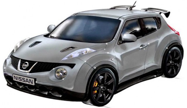Godzilla and Juke collide in one-off 'Godjukey'. Image by Nissan.