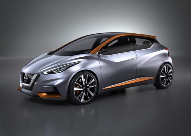 Nissan concept sways in to replace the Micra. Image by Nissan.