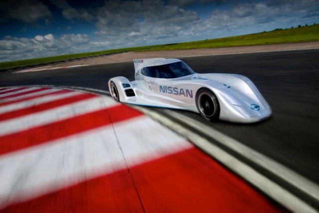Nissan's electric Le Mans racer. Image by Nissan.