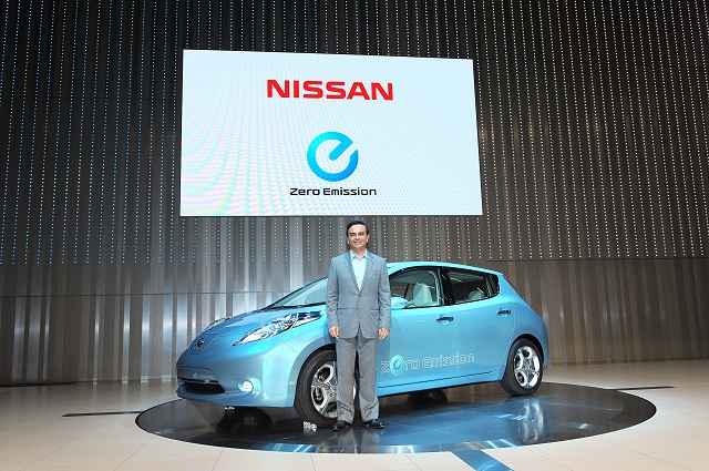 Nissan branches out into electric cars. Image by Nissan.
