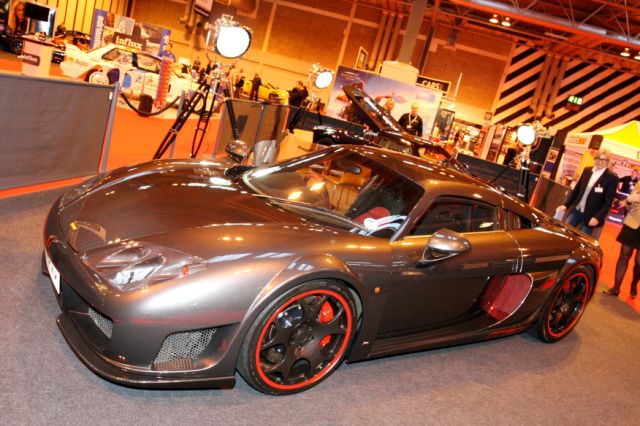 Noble presents M600 at Autosport Show. Image by Syd Wall.