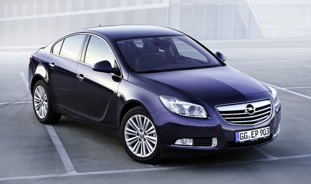 Revised Insignia gets new engines. Image by Opel.