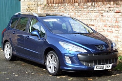2008 Peugeot 308 SW. Image by Dave Jenkins.