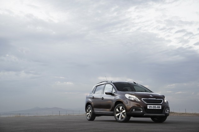 Peugeot 2008 crossover priced up. Image by Peugeot.