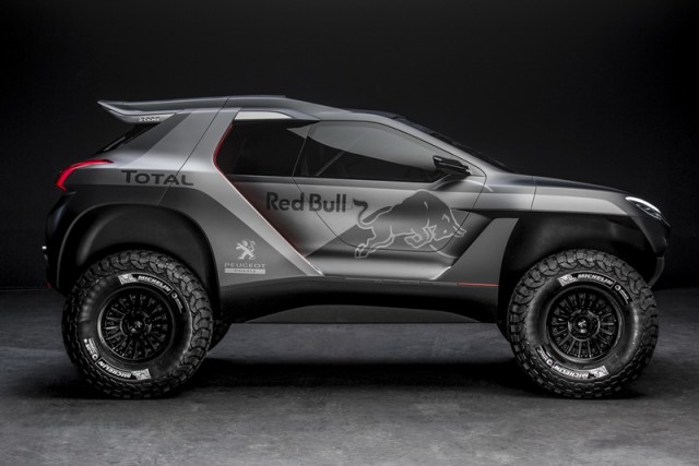 Peugeot reveals stunning 2008 DKR. Image by Peugeot.