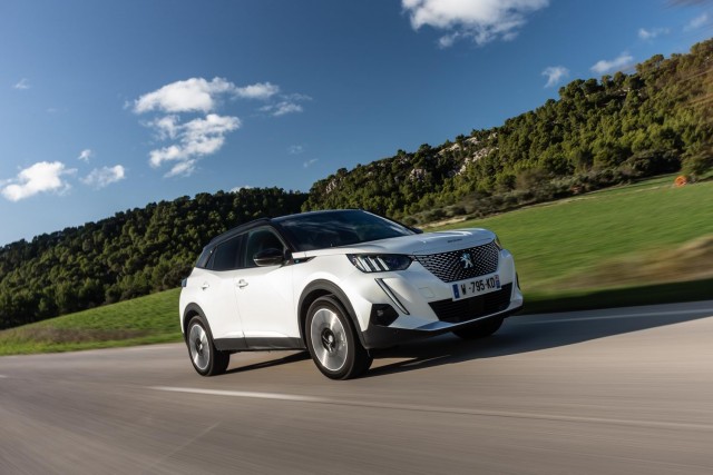 First drive: Peugeot e-2008. Image by Peugeot.