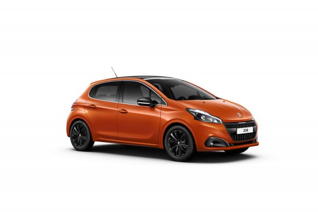 Peugeot 208 gets new look and sharper GTi. Image by Peugeot.