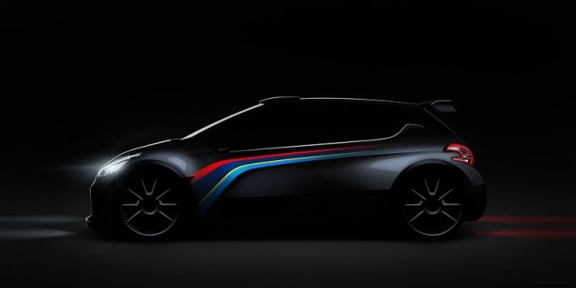 Peugeot to reveal 280hp four-wheel drive 208. Image by Peugeot.