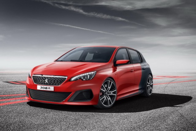 Peugeot previews new 308 hot hatch. Image by Peugeot.