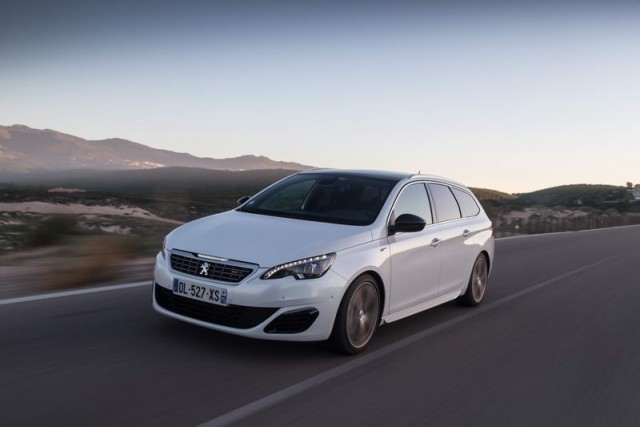 First drive: Peugeot 308 SW GT 180. Image by Peugeot.