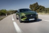 2026 Peugeot 408 GT Hybrid Green Flare facelift int launch. Image by Peugeot.