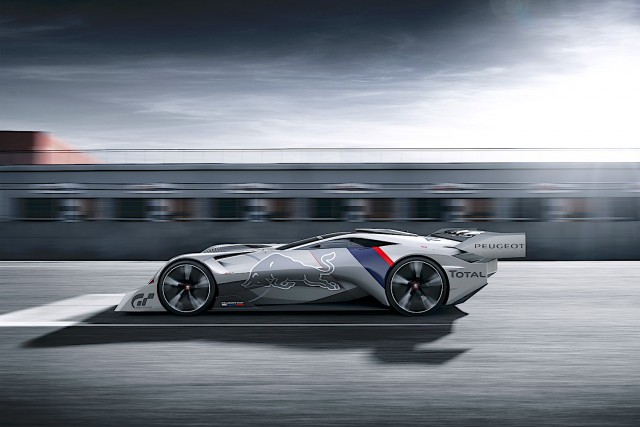 750hp hybrid concept is Peugeot’s PlayStation racer. Image by Peugeot.