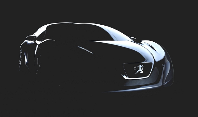 Sexy new Peugeot concept for Paris Show. Image by Peugeot.