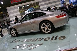 The Porsche stand featured the 997 model 911 - its first show outing. Image by Shane O' Donoghue.