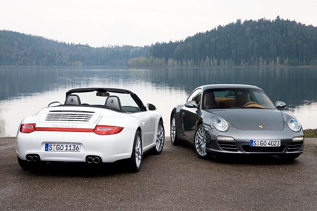 Porsche announces new four-wheel drive 911s. Image by Porsche.