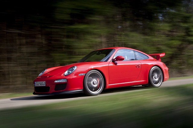 Porsche 911 GT3 in action. Image by Porsche.