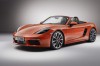 Porsche drops cylinders to create 718 Boxster. Image by Porsche.