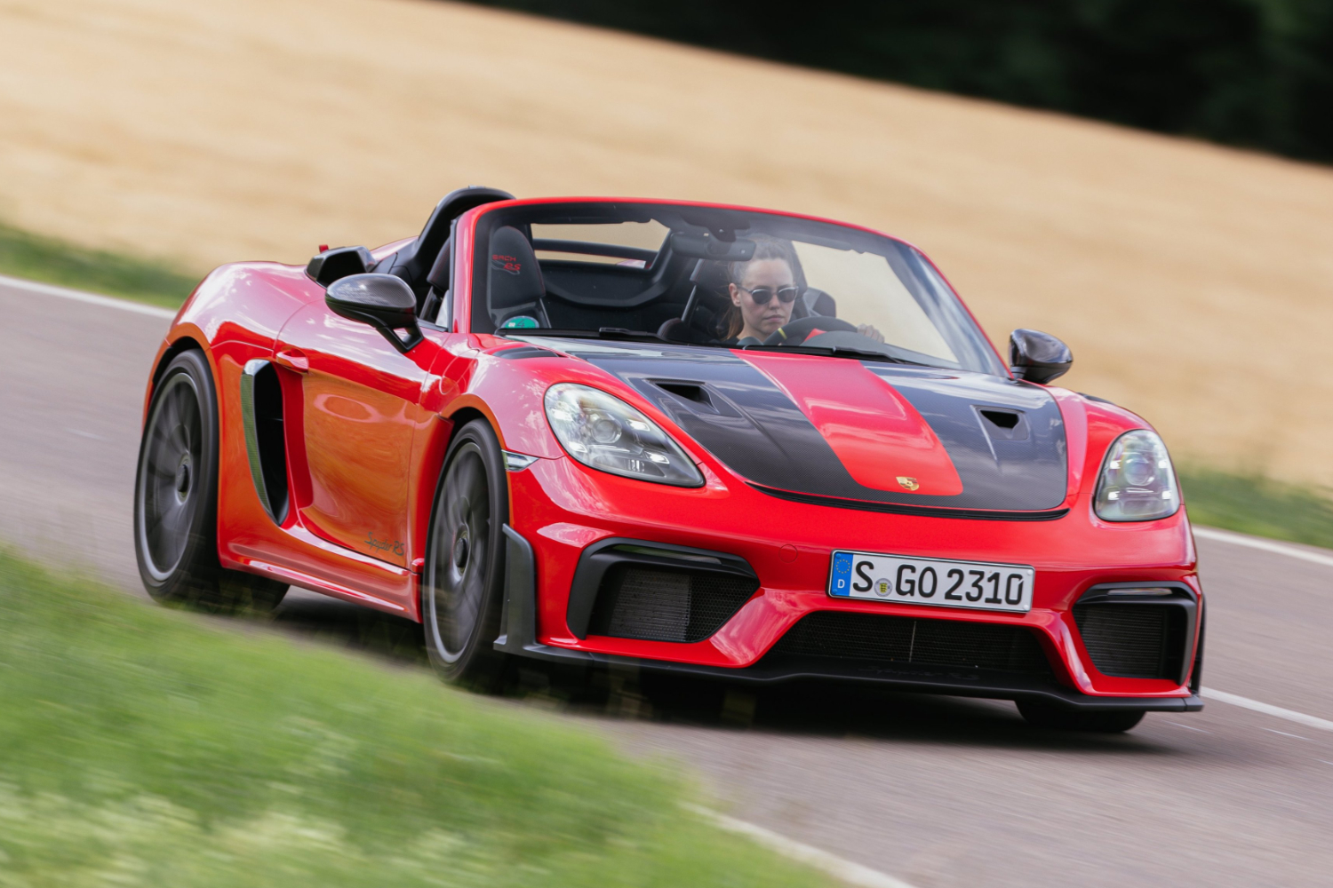 First drive: 2023 Porsche 718 Spyder RS. Image by Porsche.