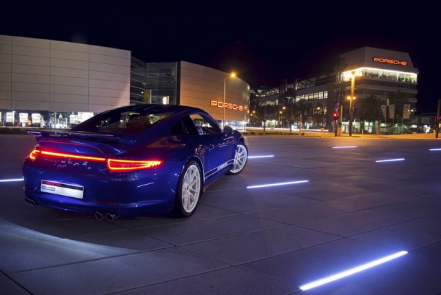 Celebratory 911 'designed by Facebook'. Image by Porsche.