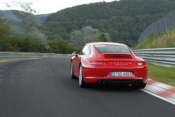 Driving the 2012 Porsche 911 Carrera S at the Nurburgring. Image by Rossen Gargolov.