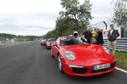 Driving the 2012 Porsche 911 Carrera S at the Nurburgring. Image by Rossen Gargolov.