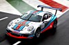 2013 Porsche 911 GT3 Cup racer in Martini livery. Image by Porsche.