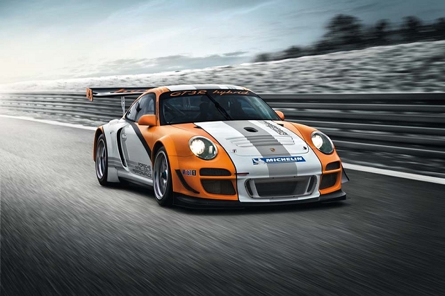 Porsche's hybrid racer. Image by Porsche.