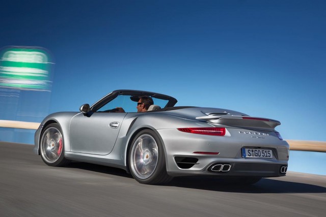 Roofless 911 Turbo unveiled. Image by Porsche.