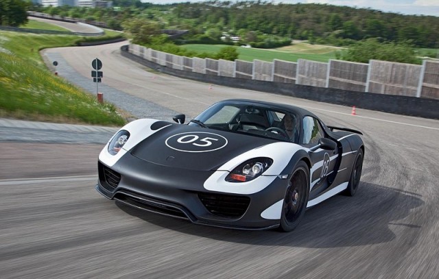 Porsche 918 Spyder hits the road. Image by Porsche.