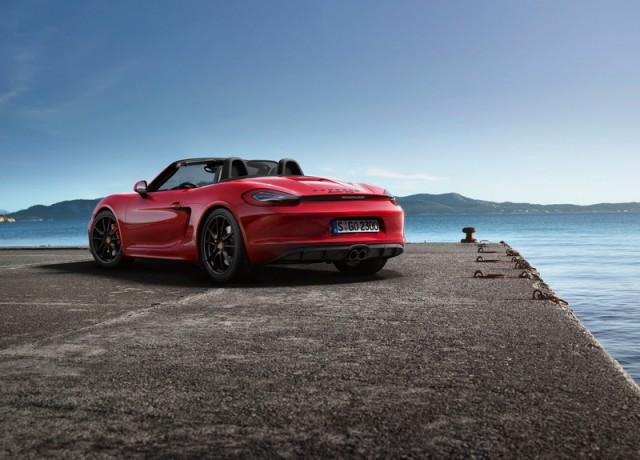 Porsche Boxster gets GTS treatment too. Image by Porsche.