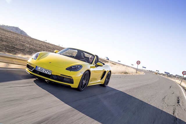 First drive: Porsche 718 Boxster GTS. Image by Porsche.