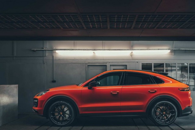 Porsche Coupe-ifies the Cayenne SUV. Image by Porsche.