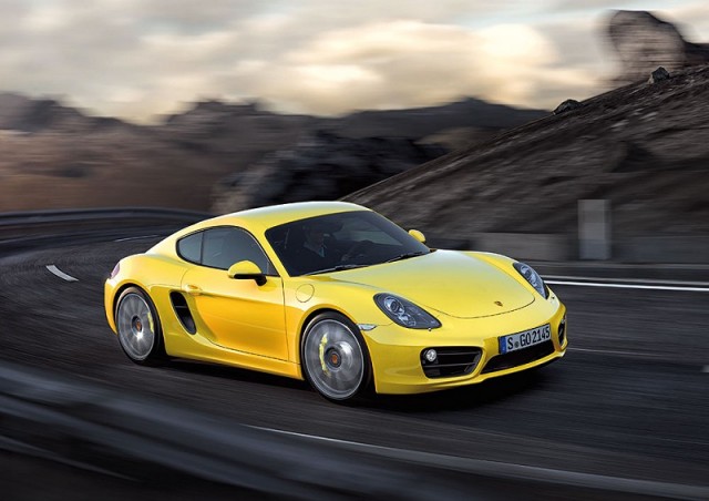 Here's the all-new Porsche Cayman. Image by Porsche.