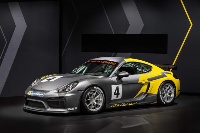 Porsche strips Cayman GT4 for racing Clubsport model. Image by Porsche.