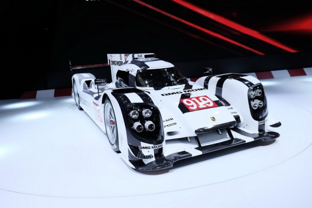 Porsche 919 debuts in Geneva. Image by Newspress.