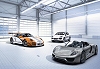 2010 Porsche hybrids. Image by Porsche.