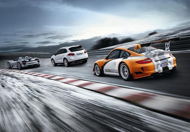Porsche to reveal full hybrid model. Image by Porsche.